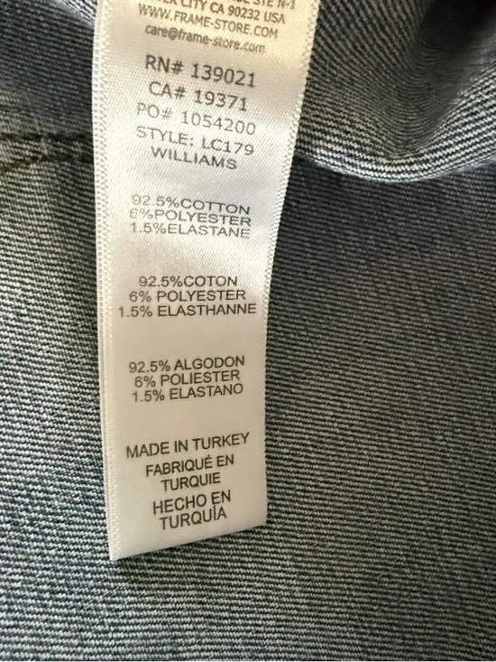 Frame Denim Le Cutoff Mid-Blue Frayed Hem Jean Shorts EUC Women’s Size 30 - Picture 15 of 16